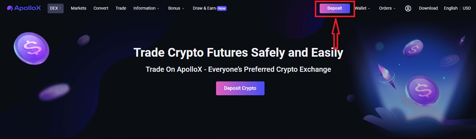 How to Deposit in ApolloX