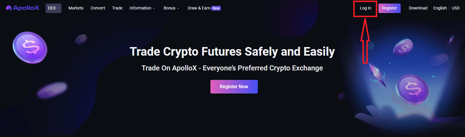 Cara Masuk dan mulai berdagang Crypto di ApolloX