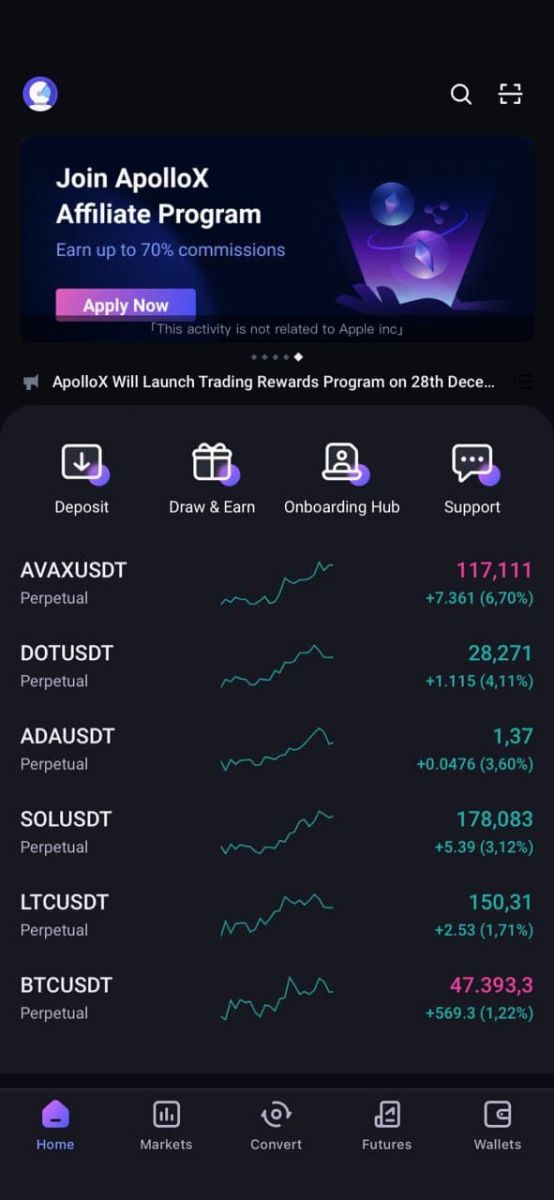 How to Open a Trading Account and Register at ApolloX